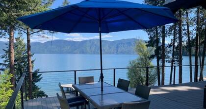 200 feet of private water frontage on Lake Pend Oreille, with incredible views!