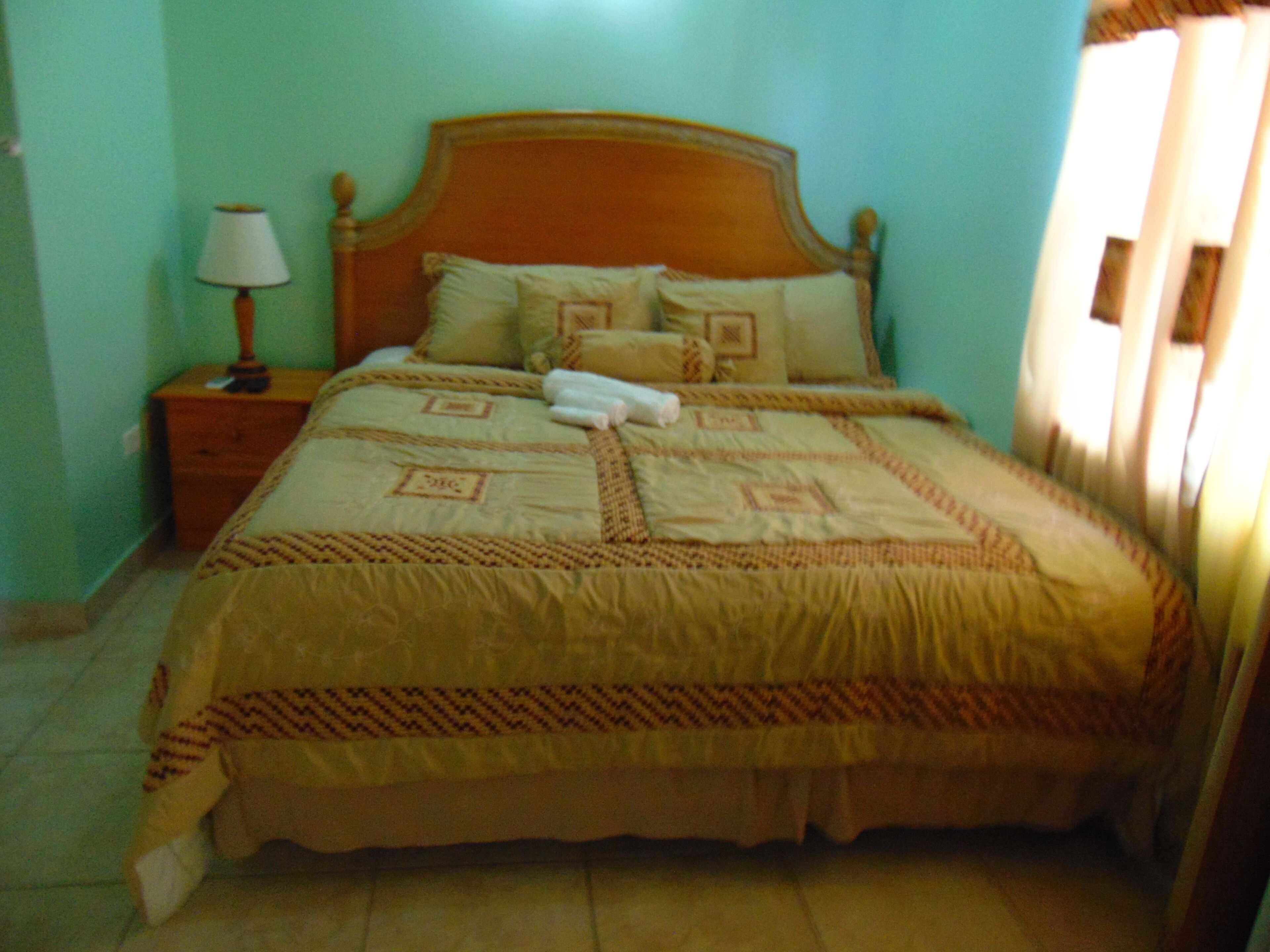 1 slaapkamer, een strijkplank/strijkijzer, wifi, beddengoed