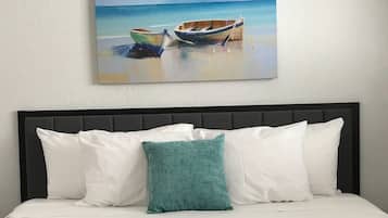 Pillow-top beds, in-room safe, iron/ironing board, rollaway beds