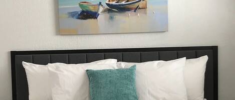 Pillowtop beds, in-room safe, individually decorated