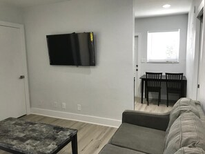 50-inch LCD TV with satellite channels, TV, Netflix