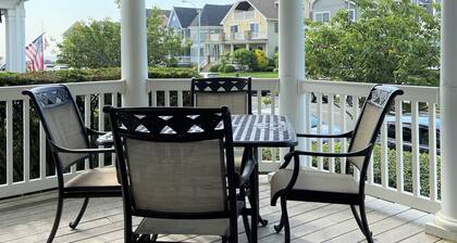 Family Vacation Home in Avon- Half a Block From the Beach with Ocean View Porch