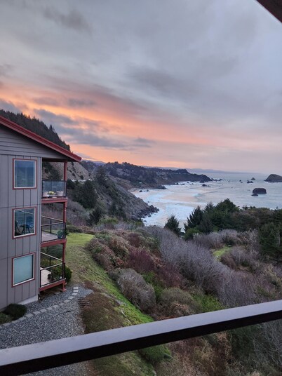 BREATHTAKING VIEW! Hear the waves. Private Beach Access, Free Day!