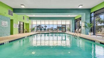 Indoor pool, outdoor pool