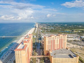 Enjoy ocean views from the comfort of your room, with access to a scenic beach and a long pier for a leisurely walk.