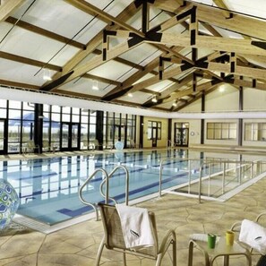 Indoor pool, a heated pool