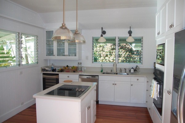 Renovated open kitchen