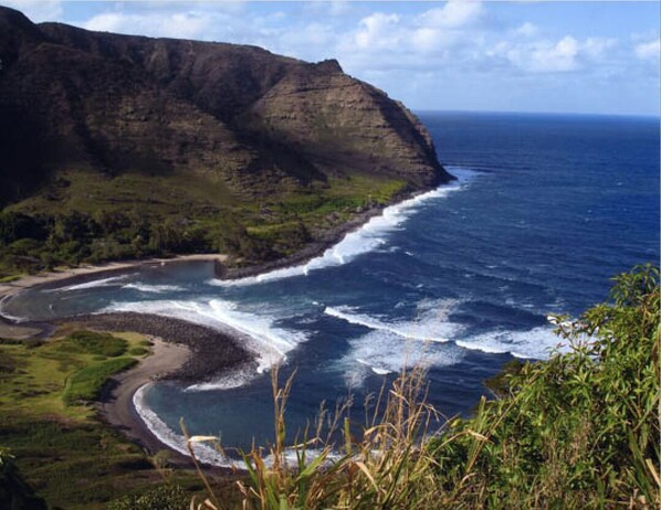 Chaises longues, serviettes de plage