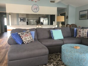 Smart TV, DVD player, books, video library