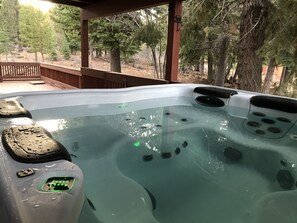 Outdoor spa tub - Relaxing spacious summer family home- 3 master bedrooms! (Truckee)