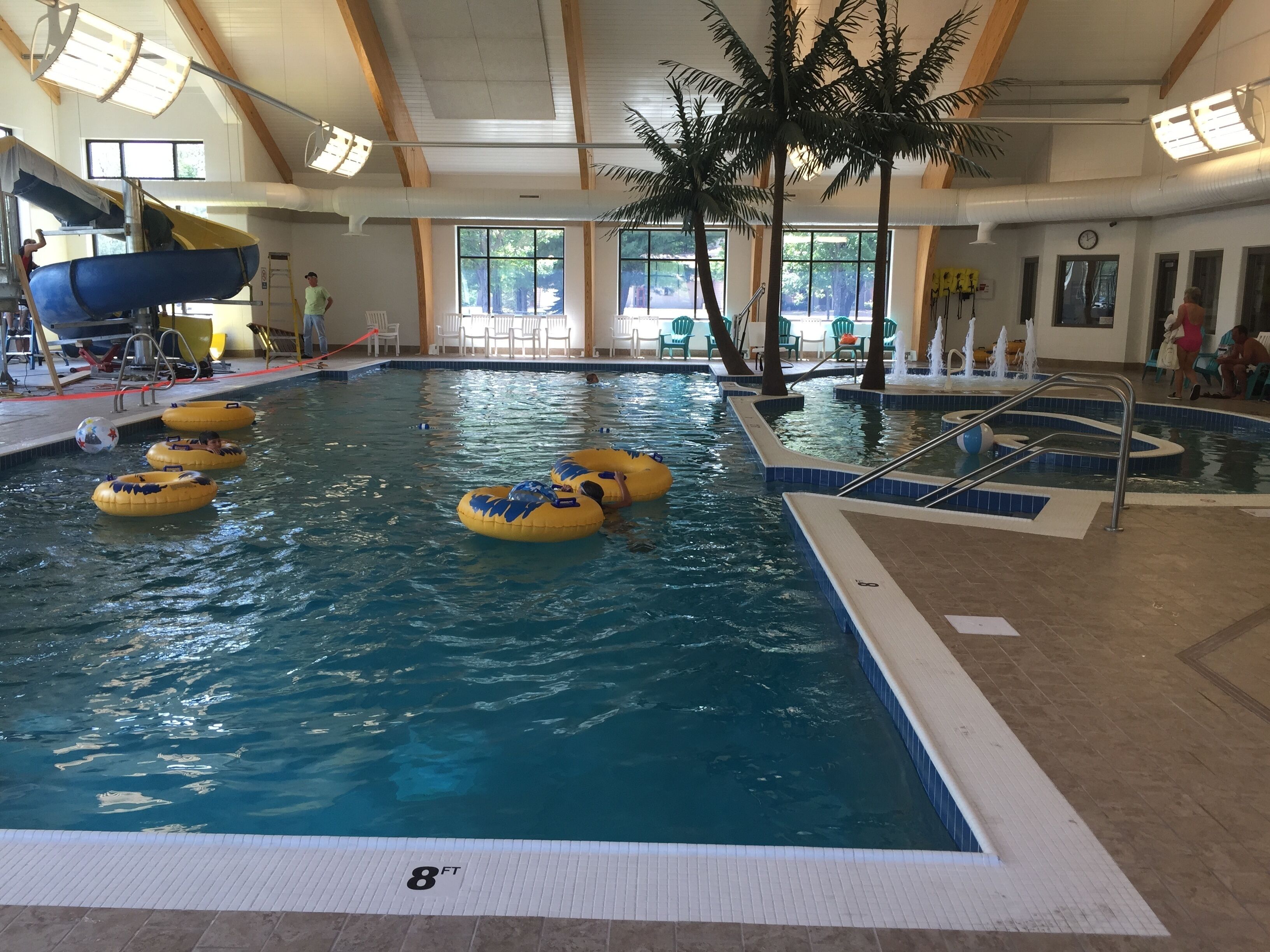 Clubhouse pool area