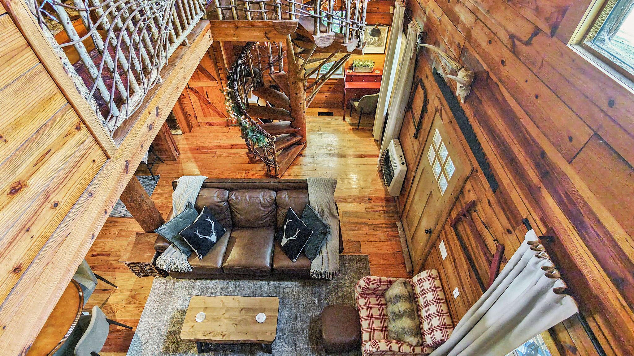 TV, fireplace, video games, DVD player