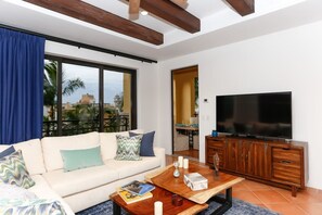 Smart TV, DVD player, stereo