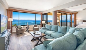 Smart TV, books, stereo