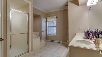 Towels, soap, shampoo
