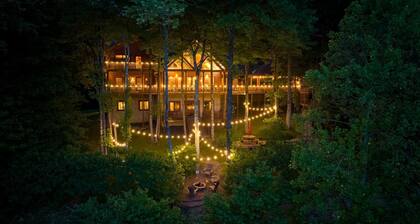 Grand Elegant Rustic Lodge on koskematon yksityinen järvi!