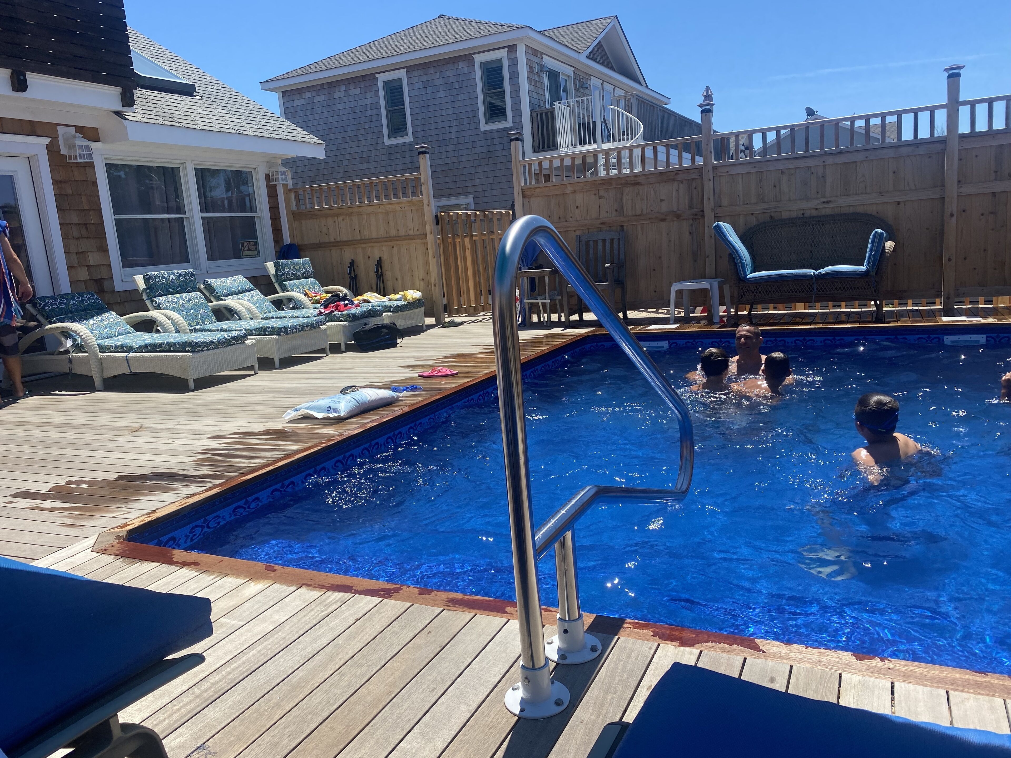 AVAILABLE 6 bedrooms with heated built-in pool