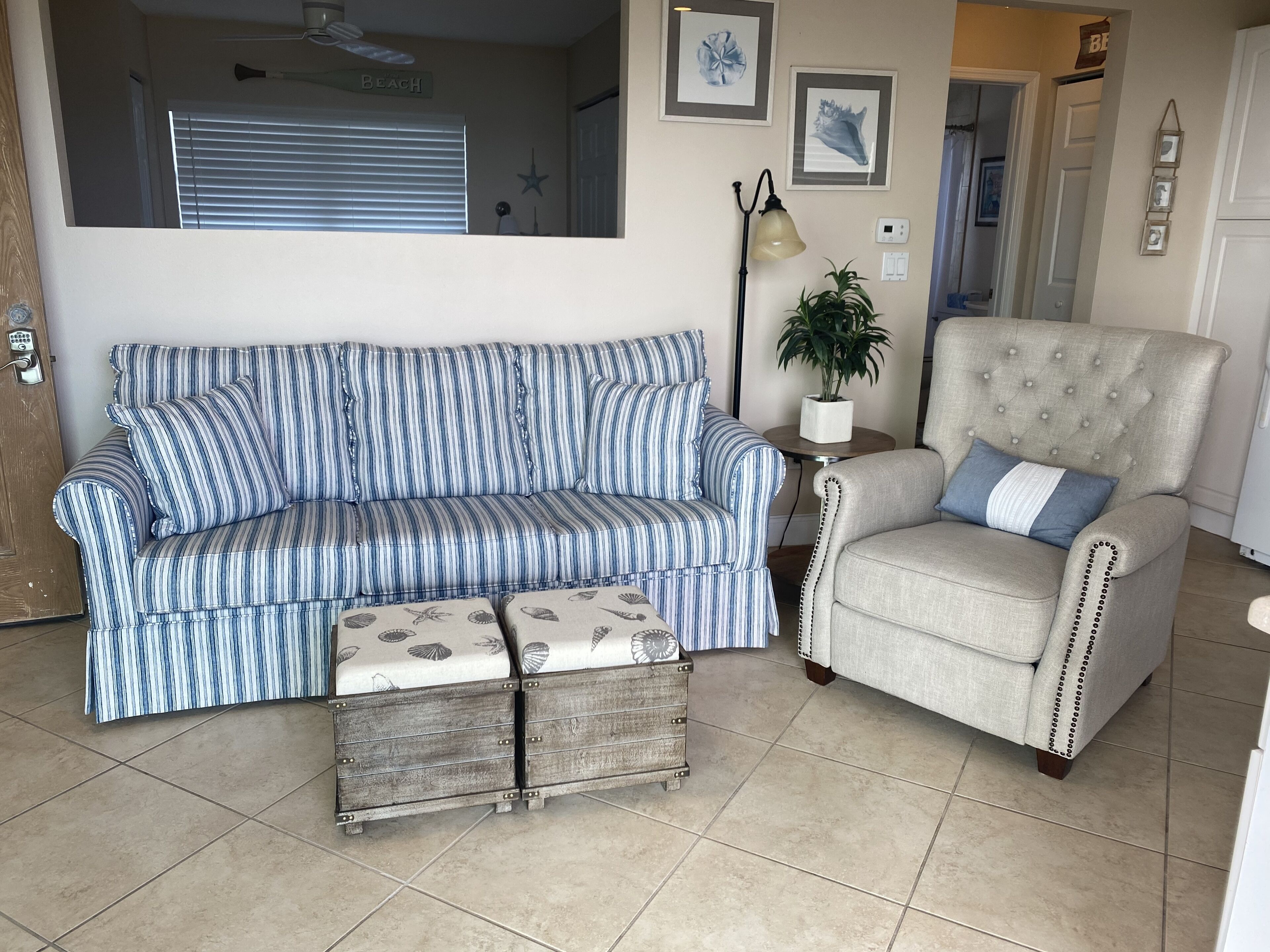 Beautiful Ocean Front Condo just steps to the sand!