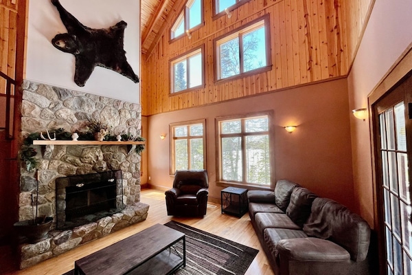 Smart TV, caminetto, lettore DVD, tavolo da calcetto