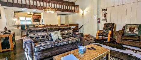 TV, fireplace, DVD player