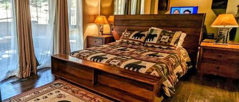 2 bedrooms, internet, bed sheets