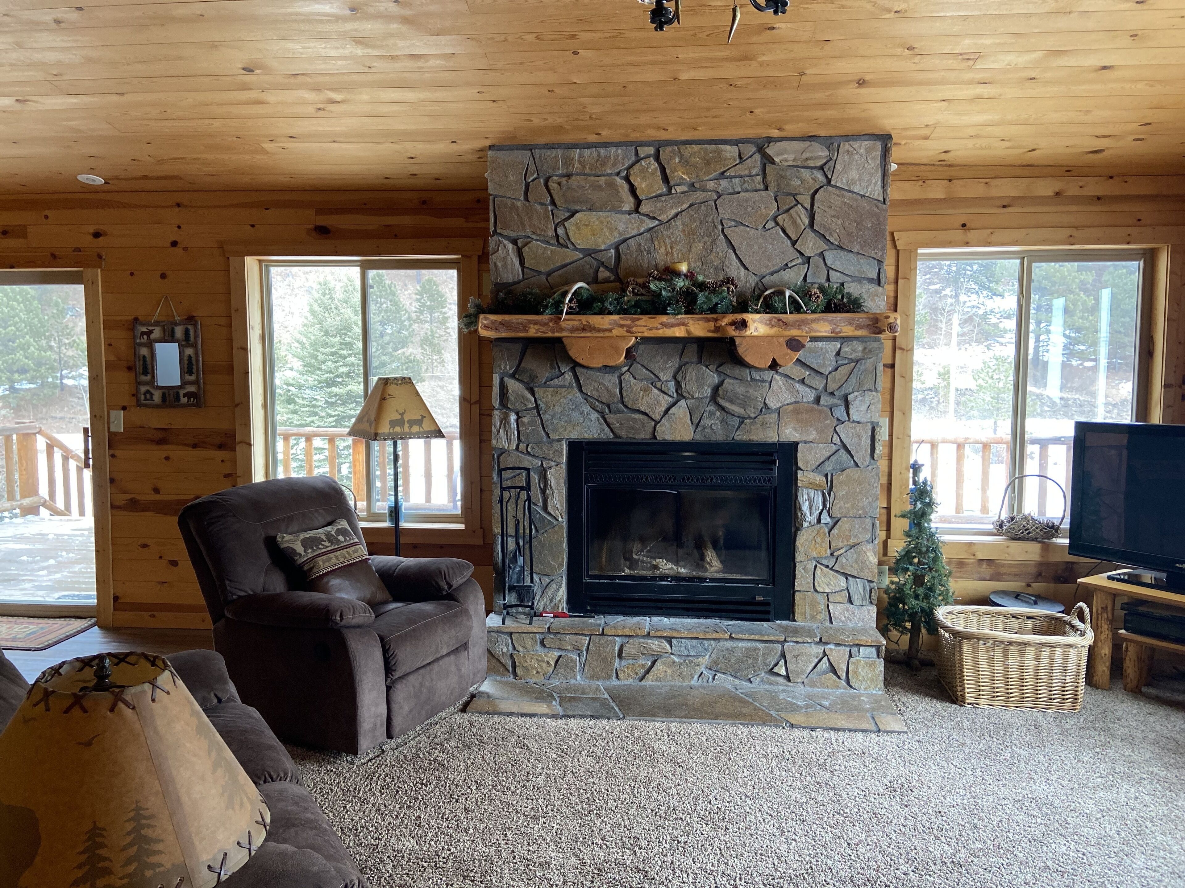 Smart-TV, Kamin, Videospiele, DVD-Player