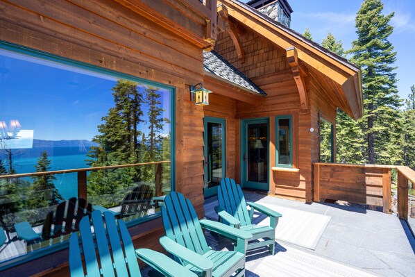 Terrace/patio - Rubicon Retreat-Spectacular-on the West Shore of Lake Tahoe
 (Rubicon Bay)