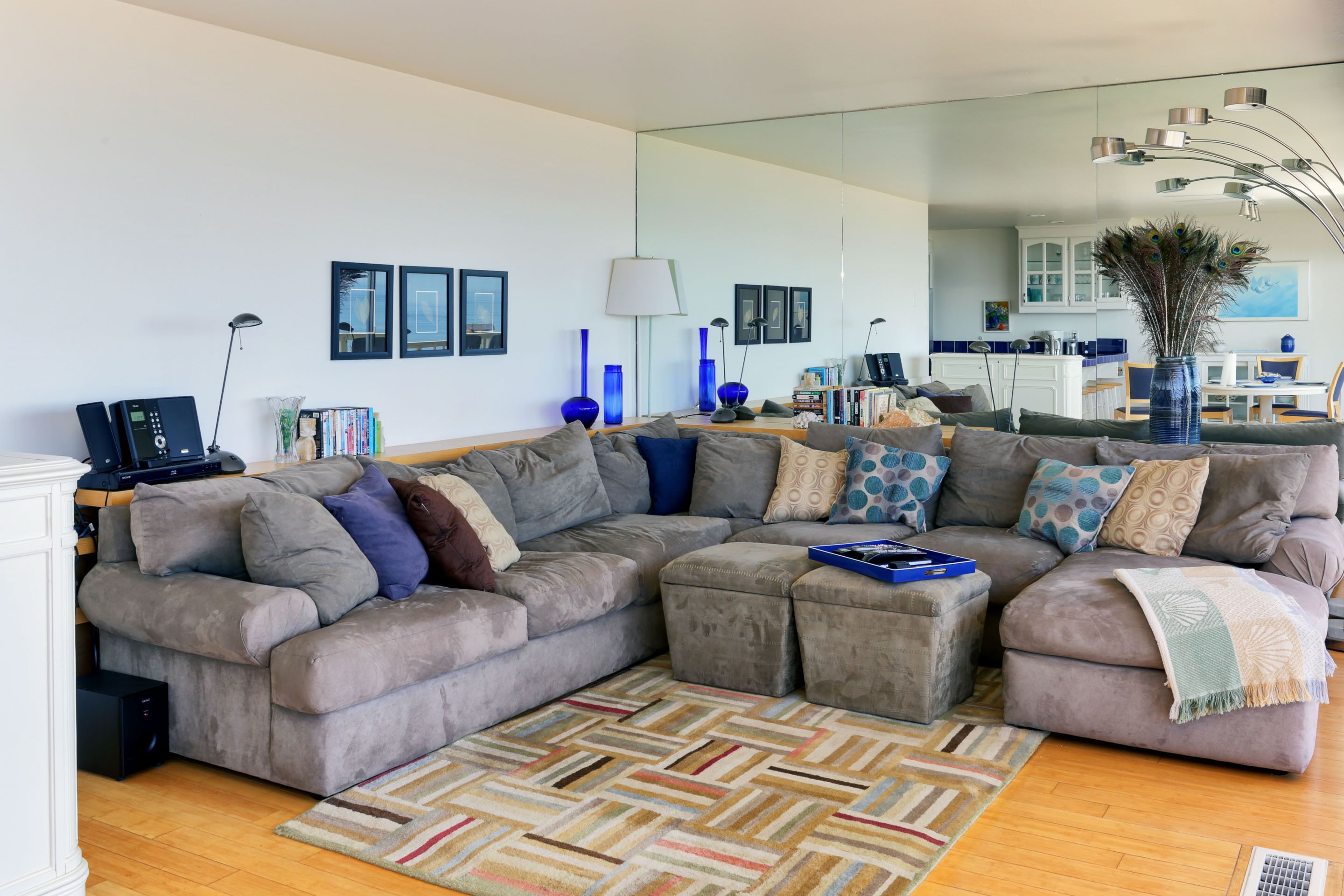 Ocean View condo in Aptos, 1 block to Sand, 2BR/2BA, Pool, Deck, Linens Incl'd