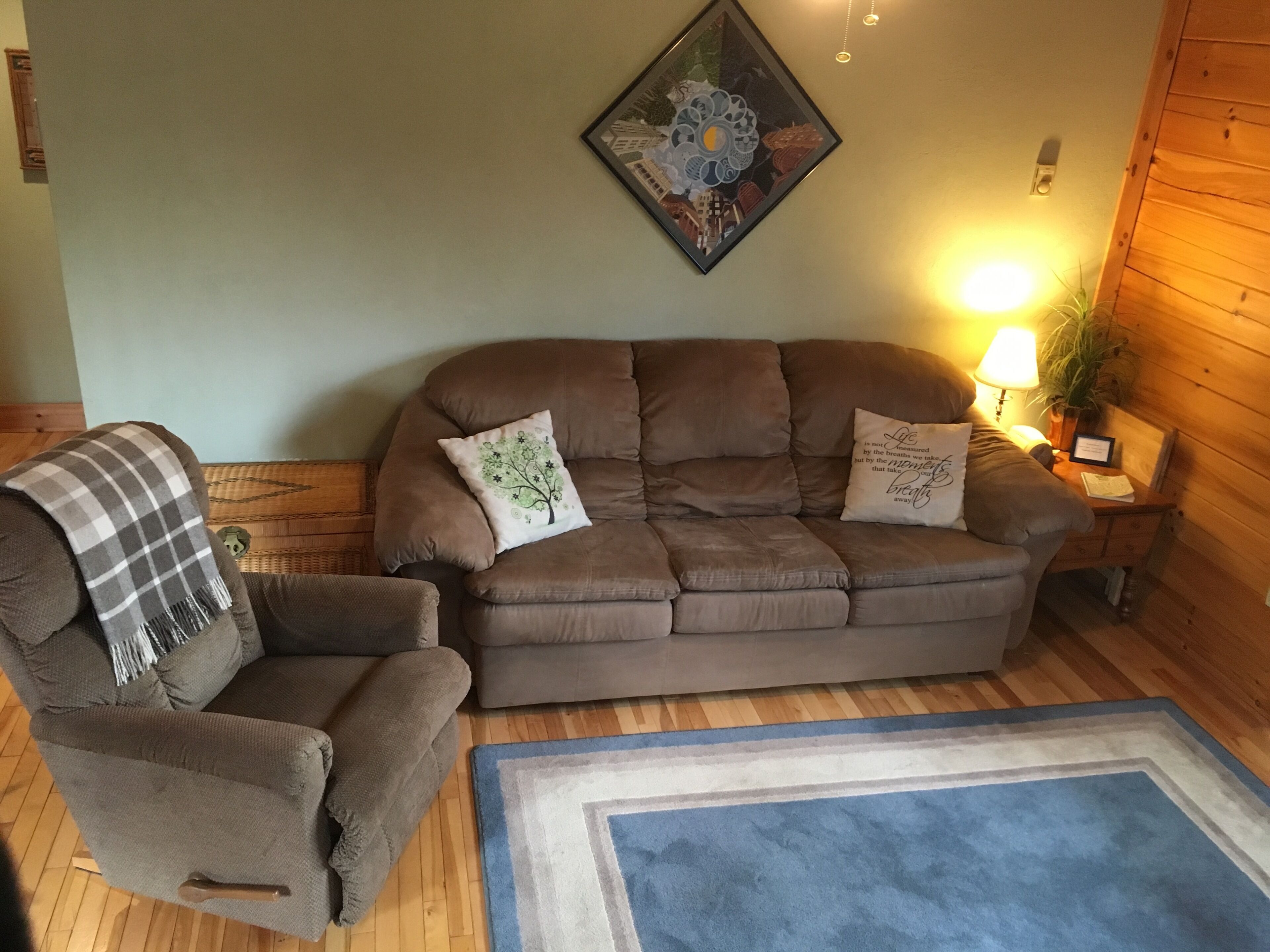 Come Relax in Our Log Cabin in a Private, Wooded Setting