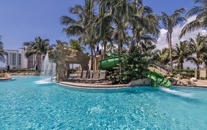 A heated pool - 25% off ocean views in Palm Beach Resort and Spa condo unit 1505 (Riviera Beach)