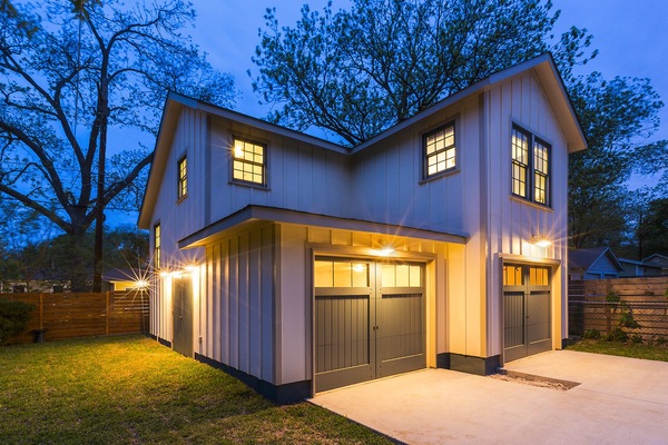 Craftsman Style Garage Apartment in Central Austin.
