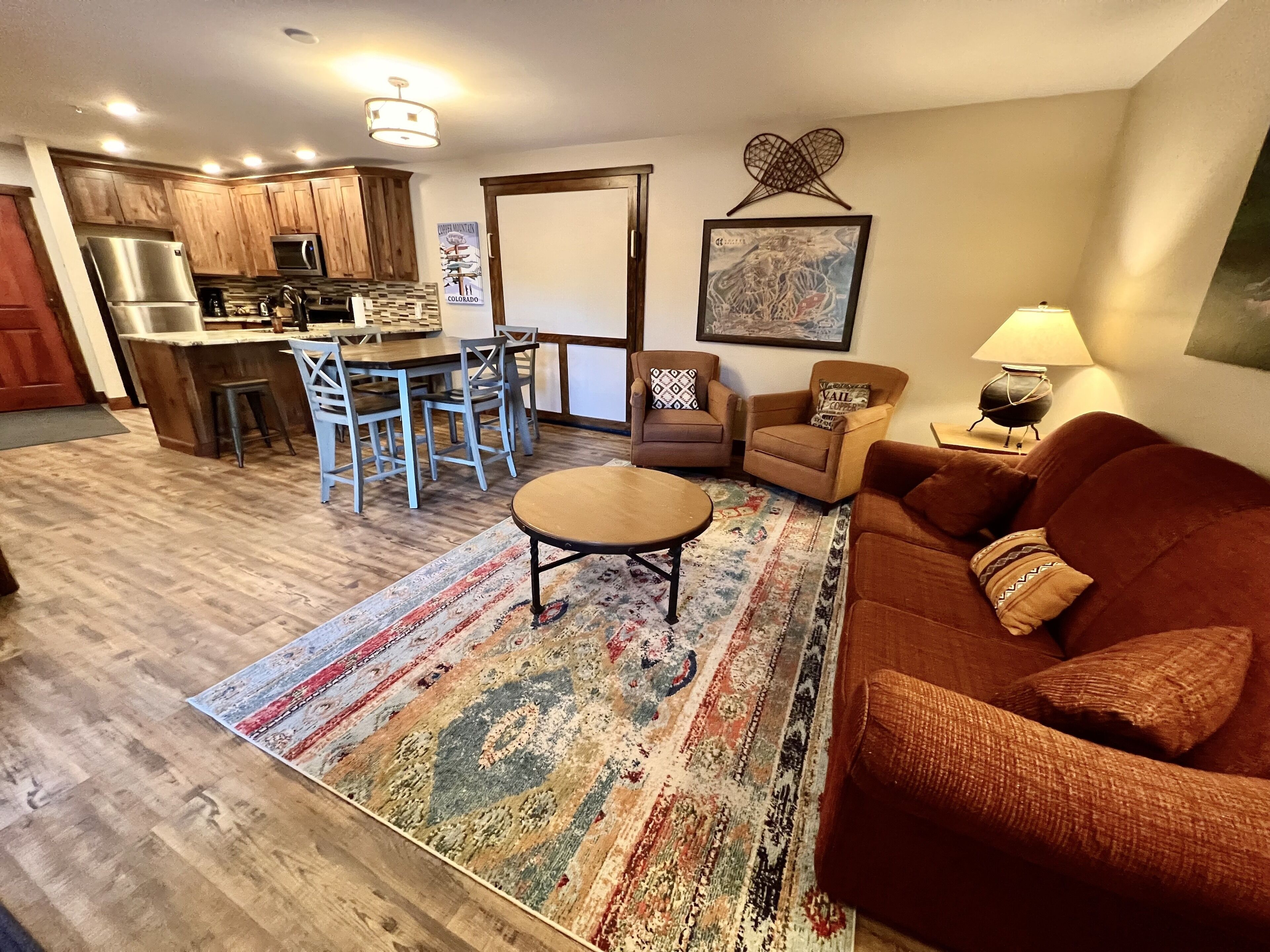 New Remodel!  Best Deal in Copper 1 bedroom prices, 2 bedroom feel, ski in/out