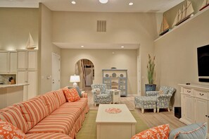 TV, fireplace, stereo, offices