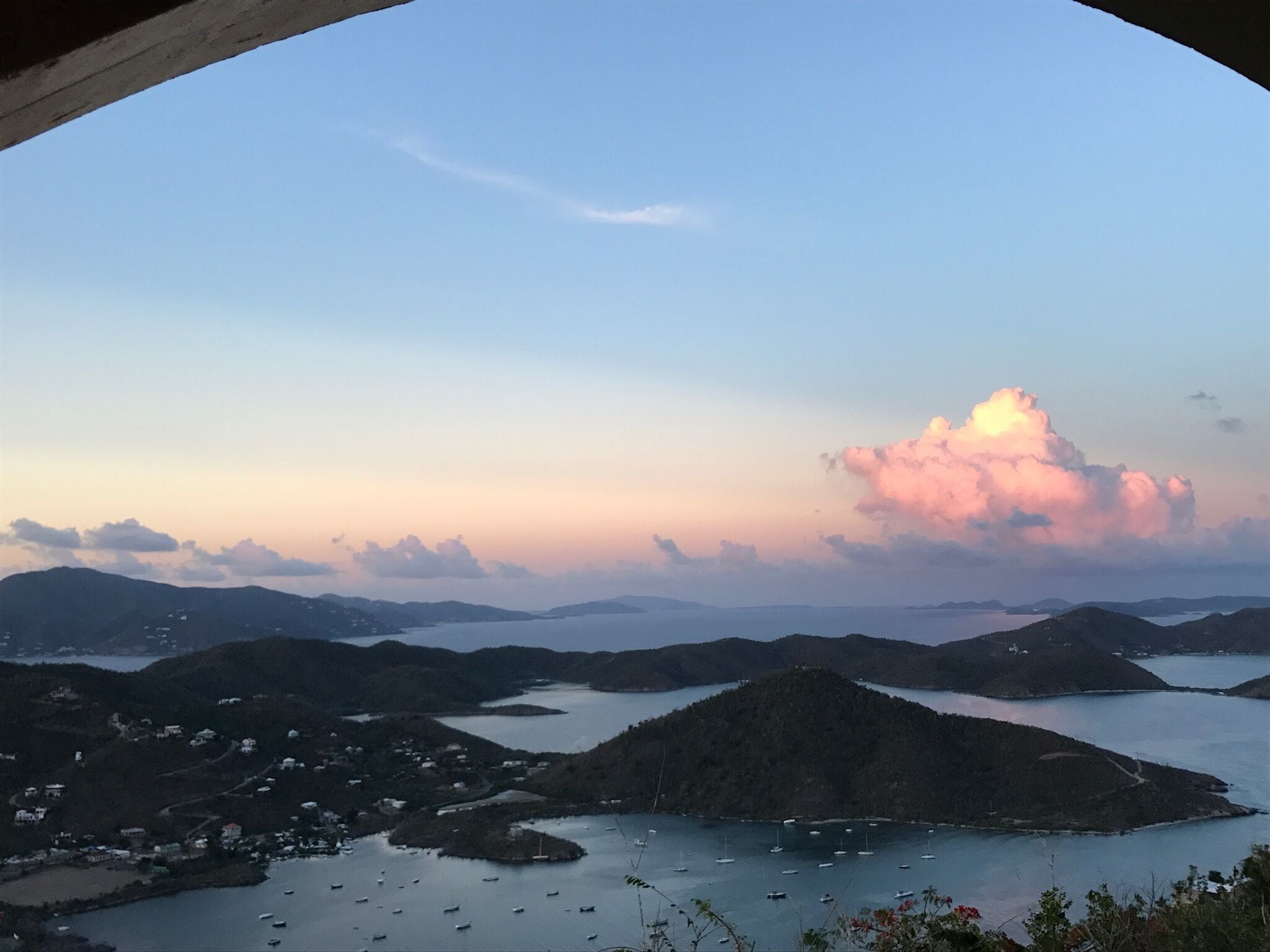 Vue depuis l’hébergement