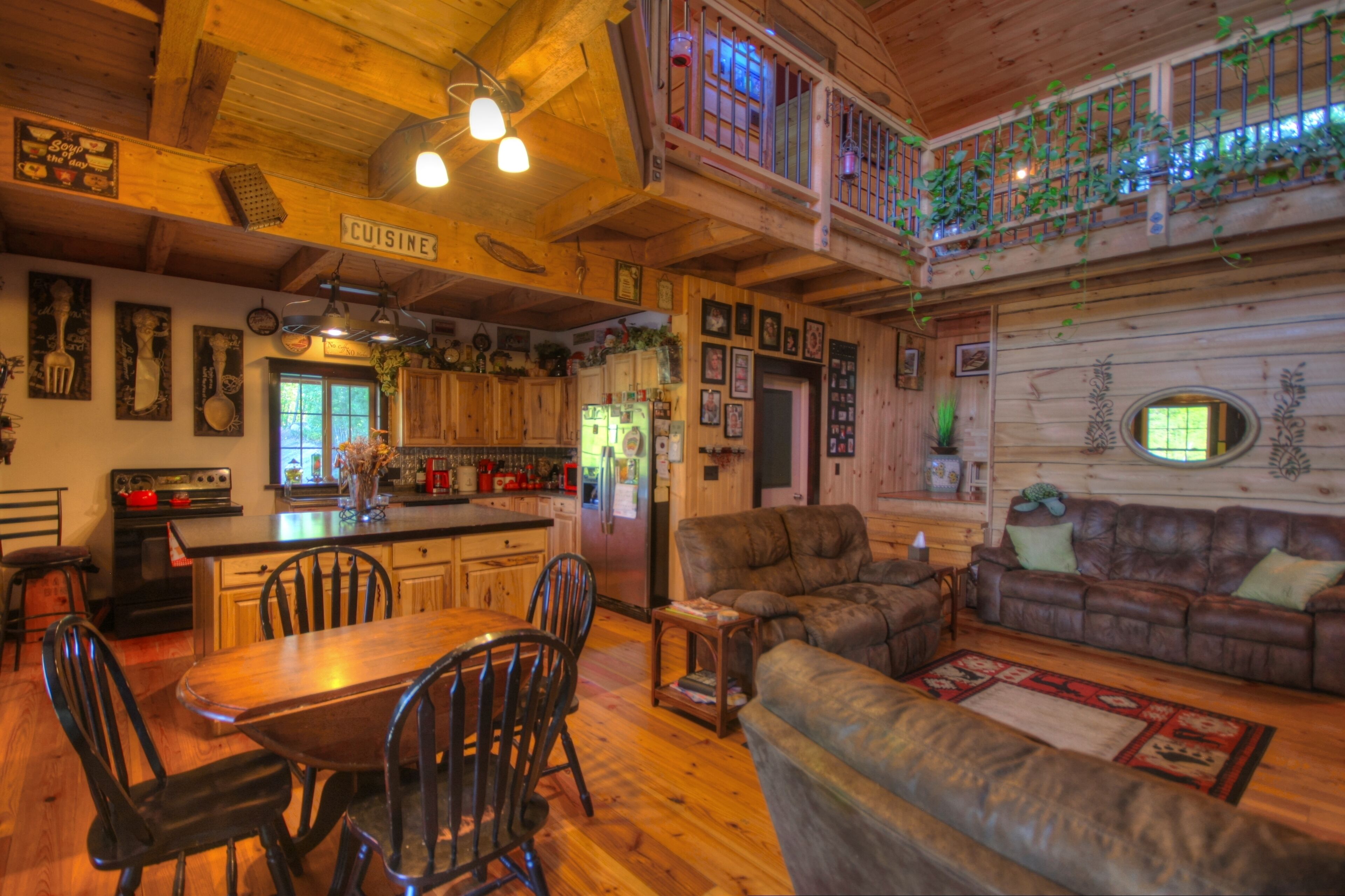 adirondack style lodge and resort w/5hole golf course on natural glacier pond