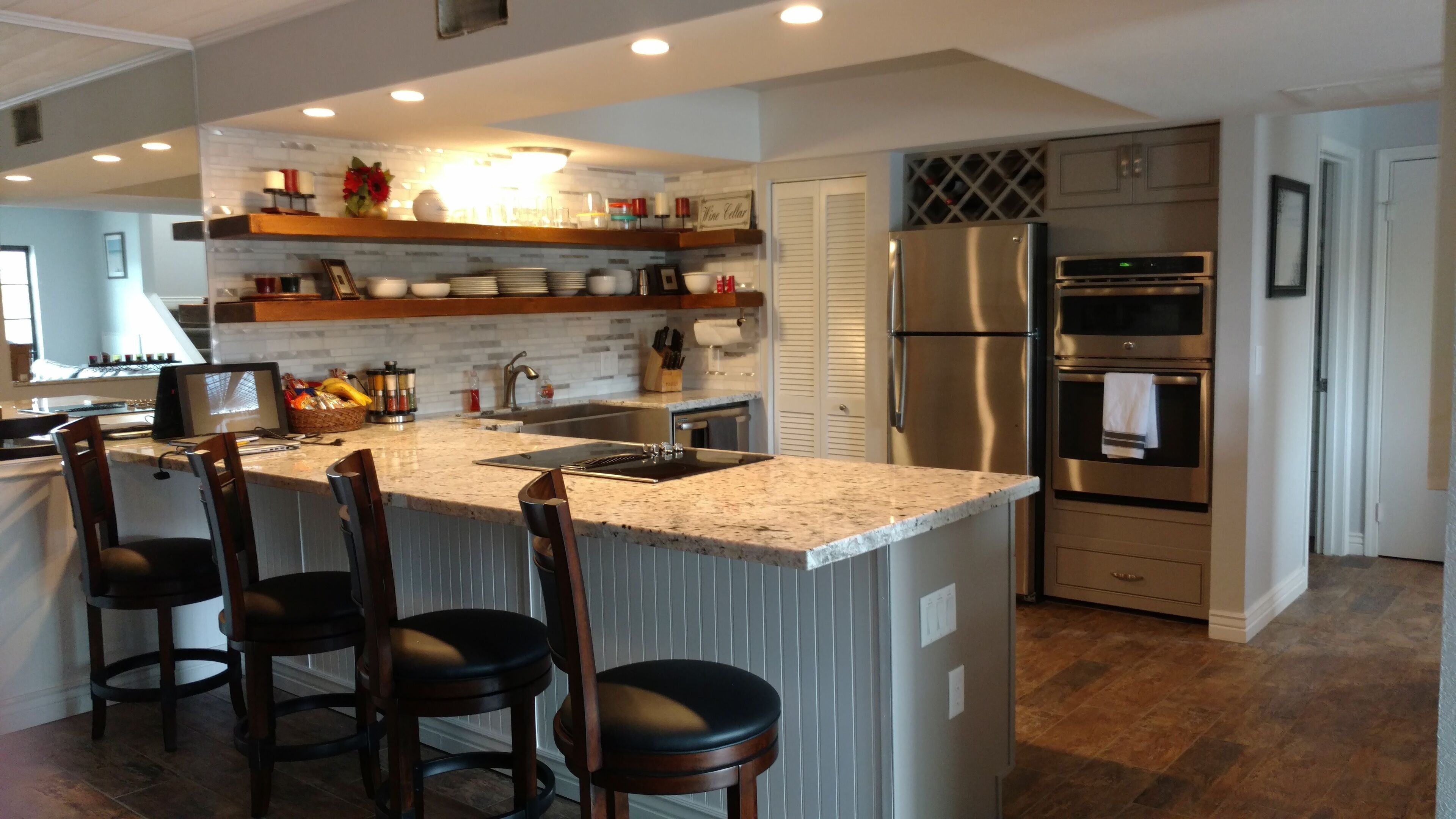 2 Balconies + Marina, on the River! Fully Renovated.