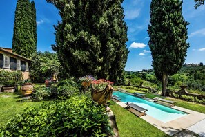 Una piscina riscaldata