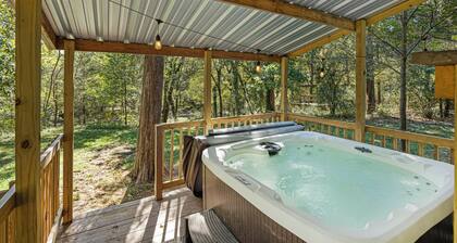 Maalaismainen honeybear mökki upealla näköalalla Ouachita joen, Lemmikkiystävällisiä