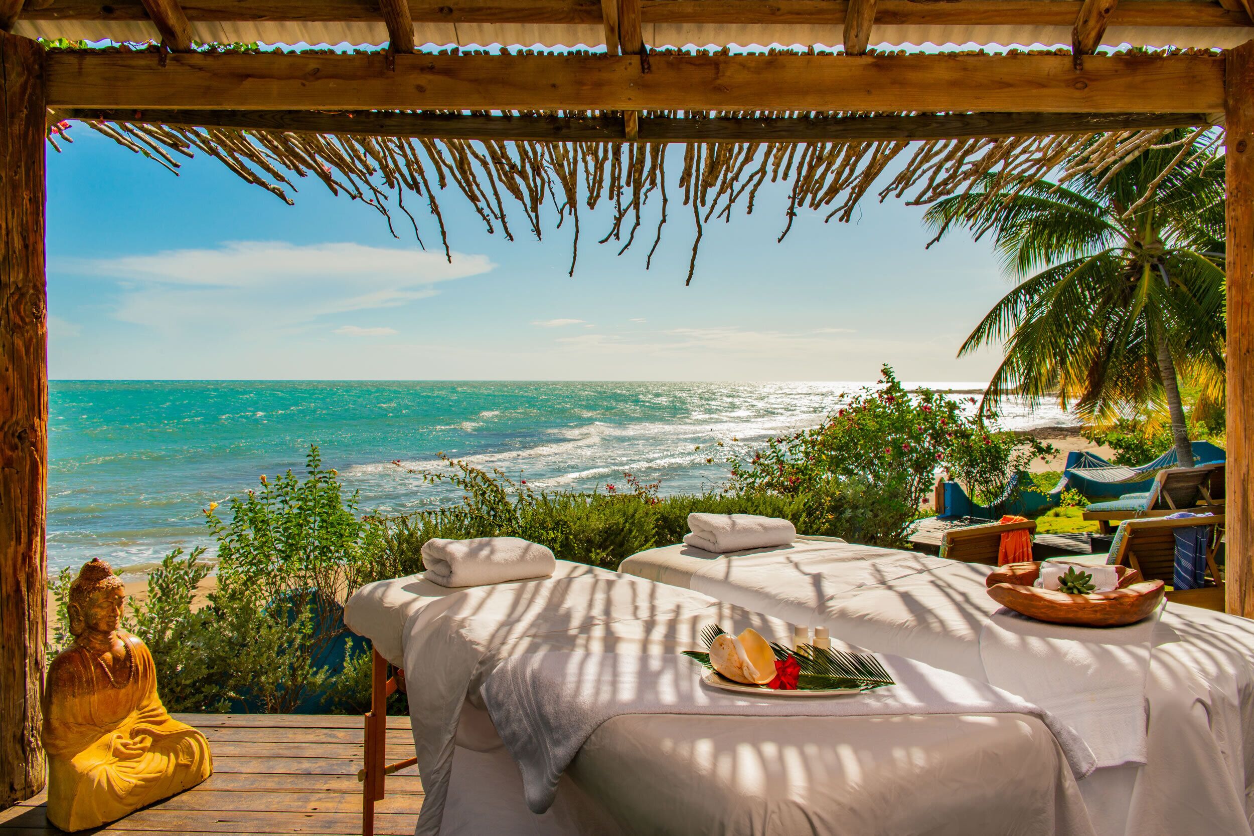 Relax with massages on the deck