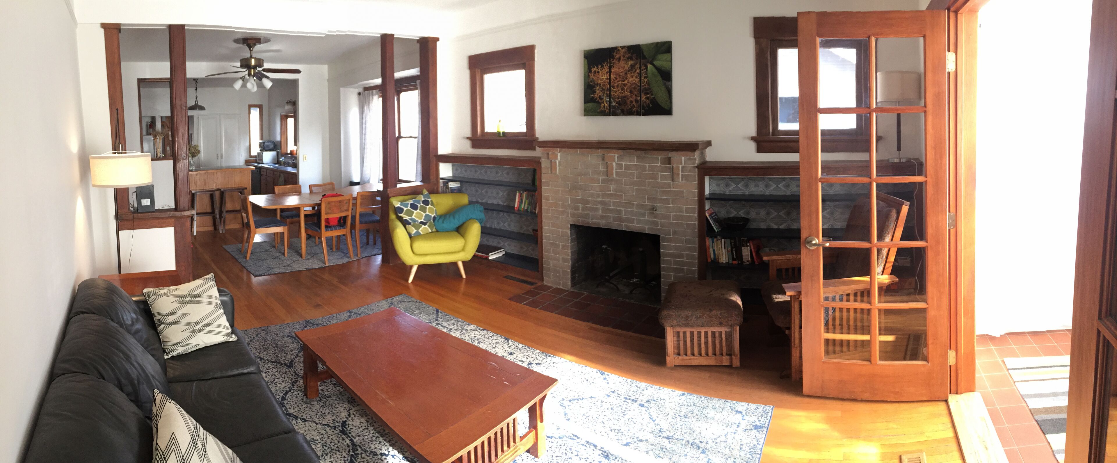4 bed, 2 bath Mid-Century University House