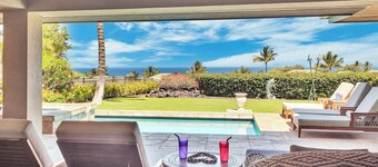 Gorgeous Ocean View Villa with Heated Pool/Spa, Mauna Kea Club Member 
