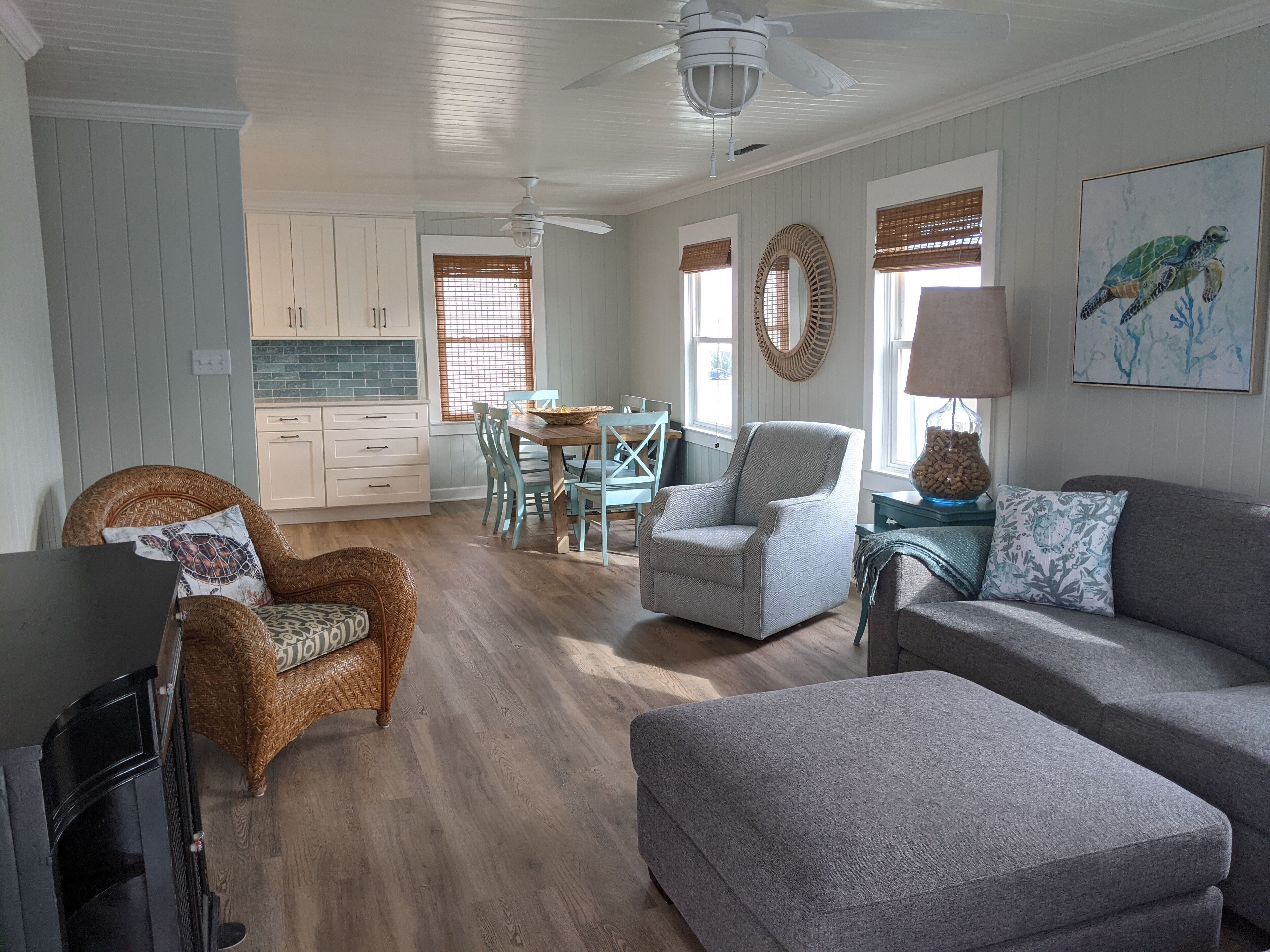 Open concept with ocean views