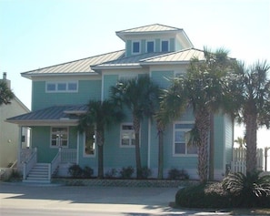Exterior - BEACHFRONT HOME W/ PRIVATE HEATED POOL/BALCONIES - LAST WEEK OF JULY OPEN (Panama City Beach)