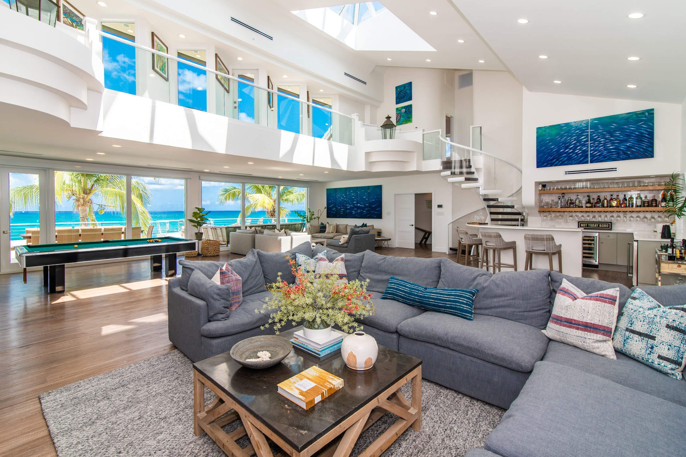 Smart TV, foosball, table tennis, stereo