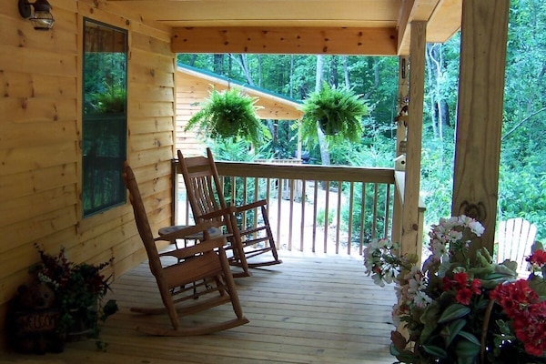Relax on the front porch...