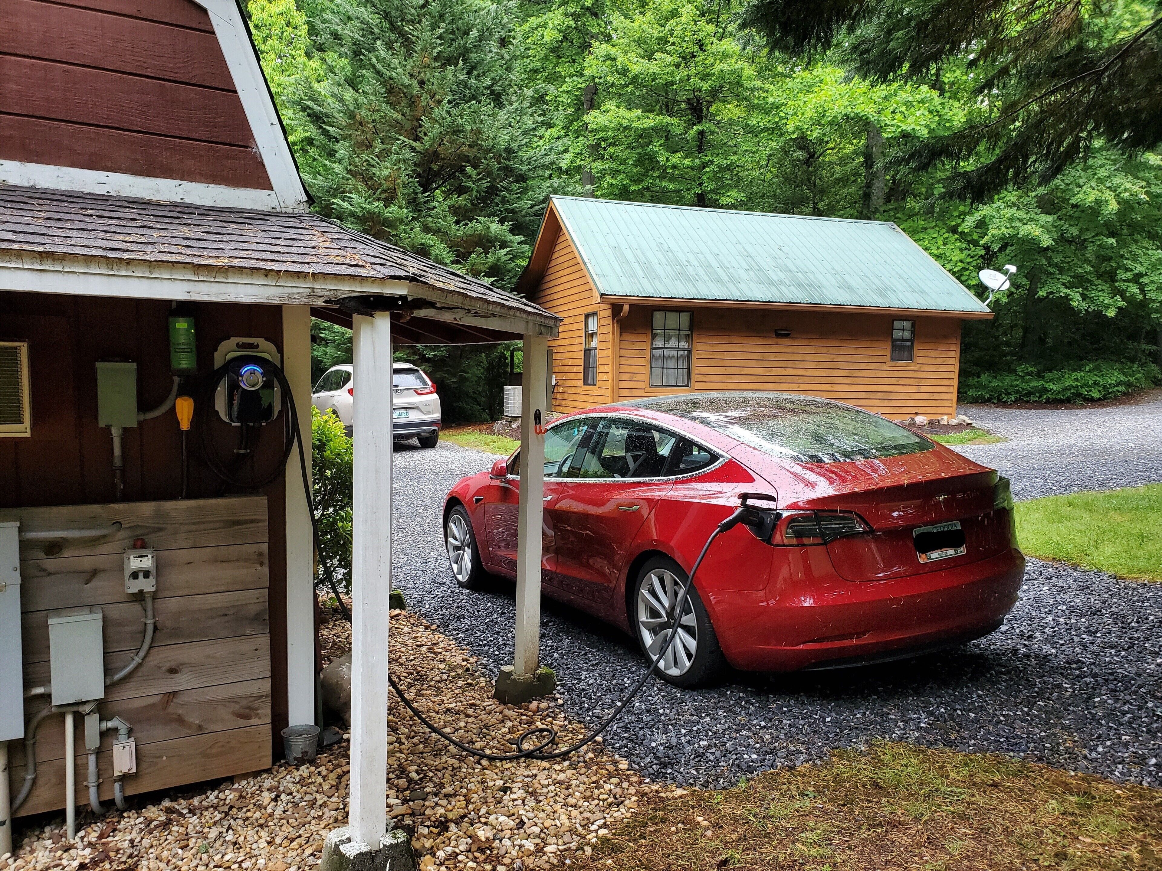 You can even charge a Telsa with your J1772 to Tesla adapter.