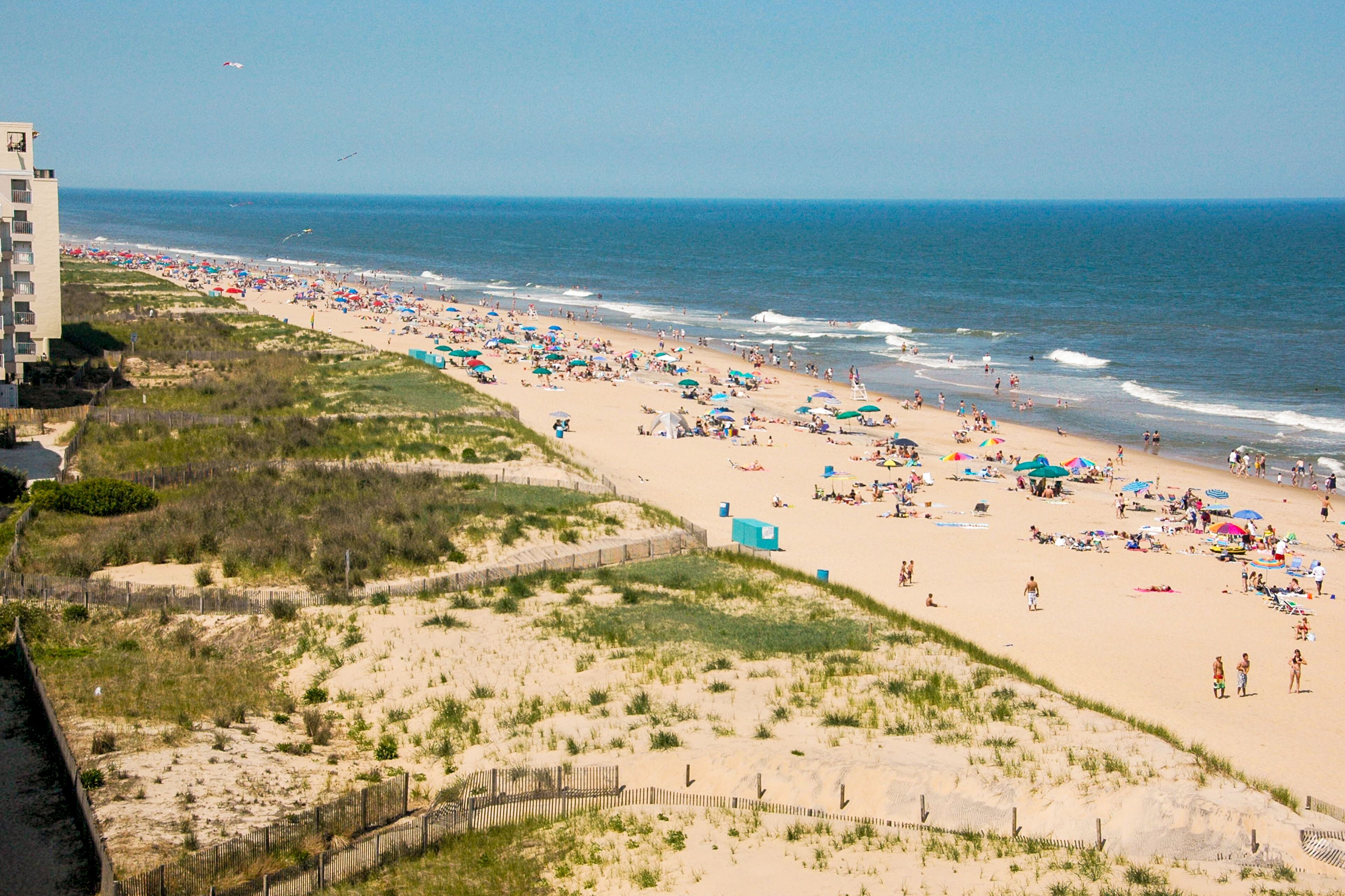 Oceanfront condo with WiFi, washer/dryer, balcony, pool, & beach access