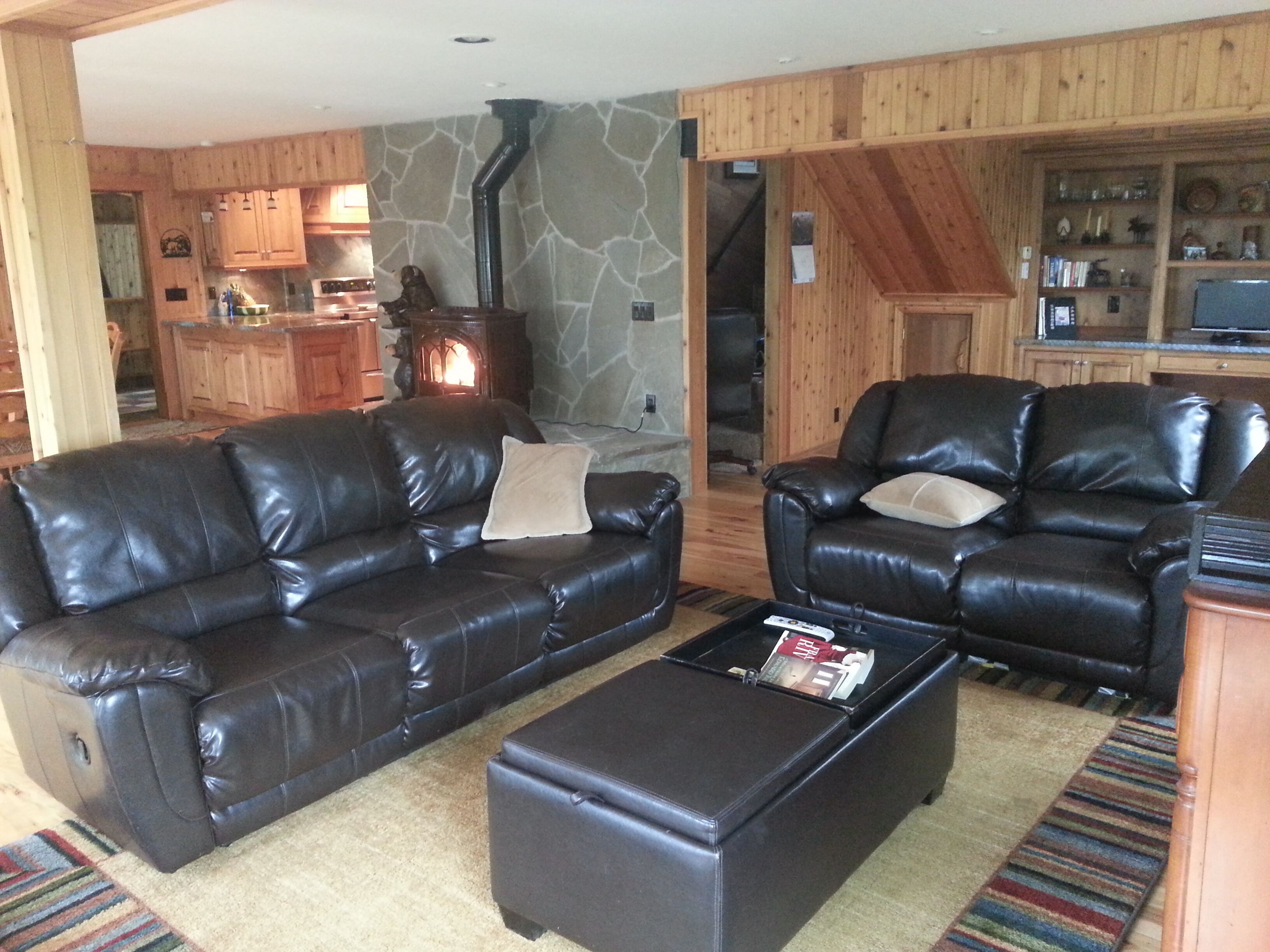 Private Lake-view Cabin with Space for Everyone, recently remodeled with 2 decks