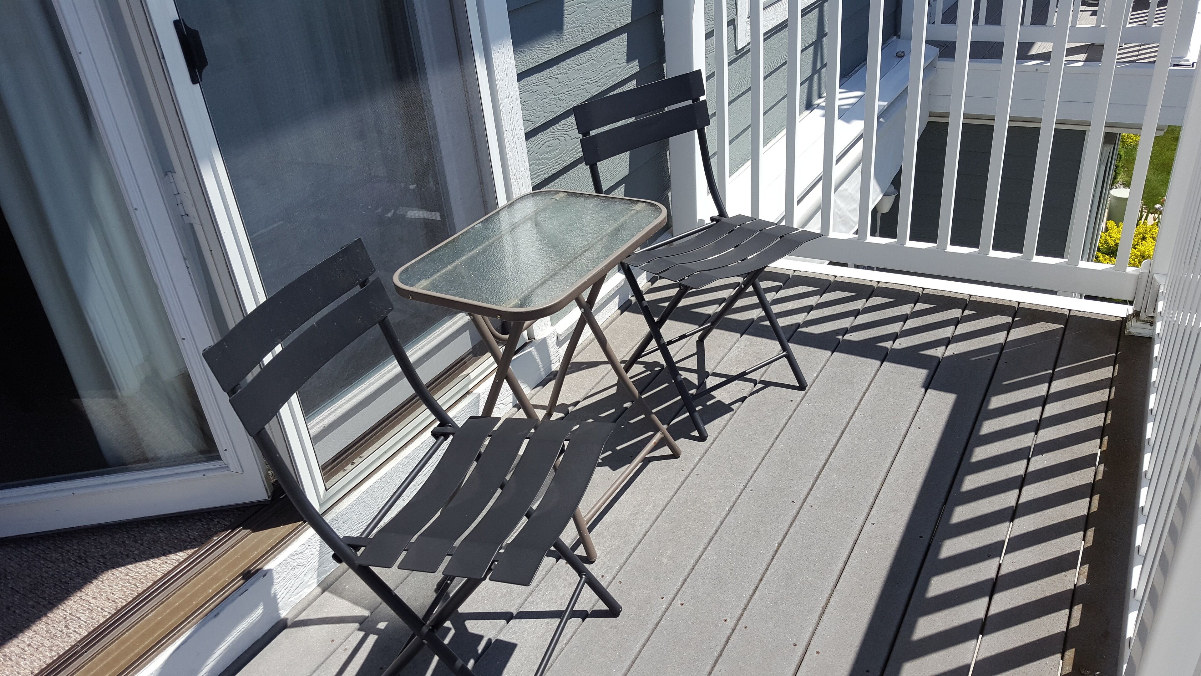 One of our two balconies.