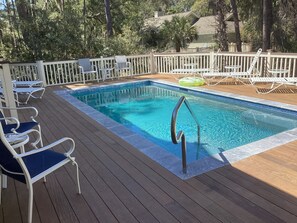 Una piscina climatizada